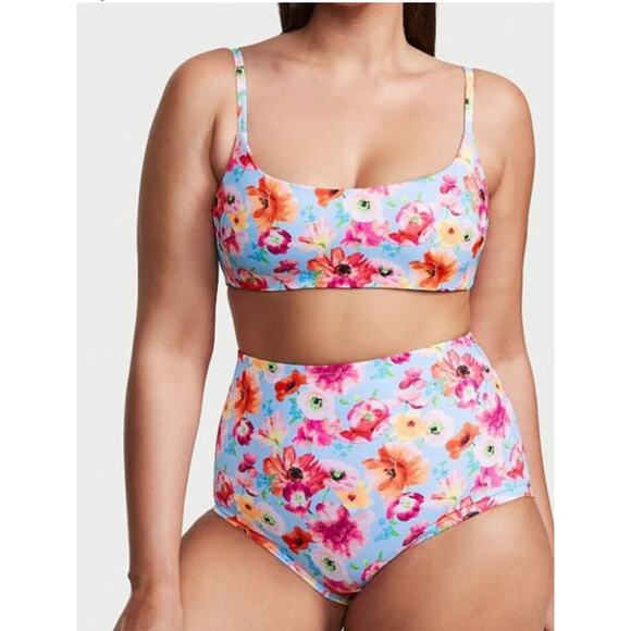 Victoria's Secret Other - NEW- NWT Victoria’s Secret Blue Floral Bralette Top Size M